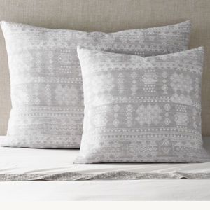 ✅NEW! LINEN GOA QUEEN LOUNGER SHAM in FOG